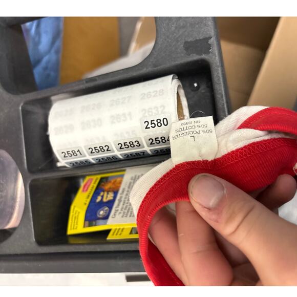 Vtg 80s NASA T Shirt Mens L White Raglan Sleeve Johnson Space Center Columbia - Picture 6 of 6